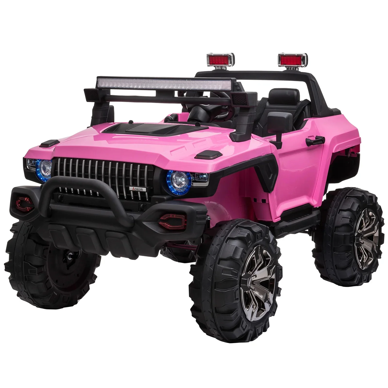 12V Battery-Powered 2-Seater Electric Ride-On Truck with Remote Control - Image 2
