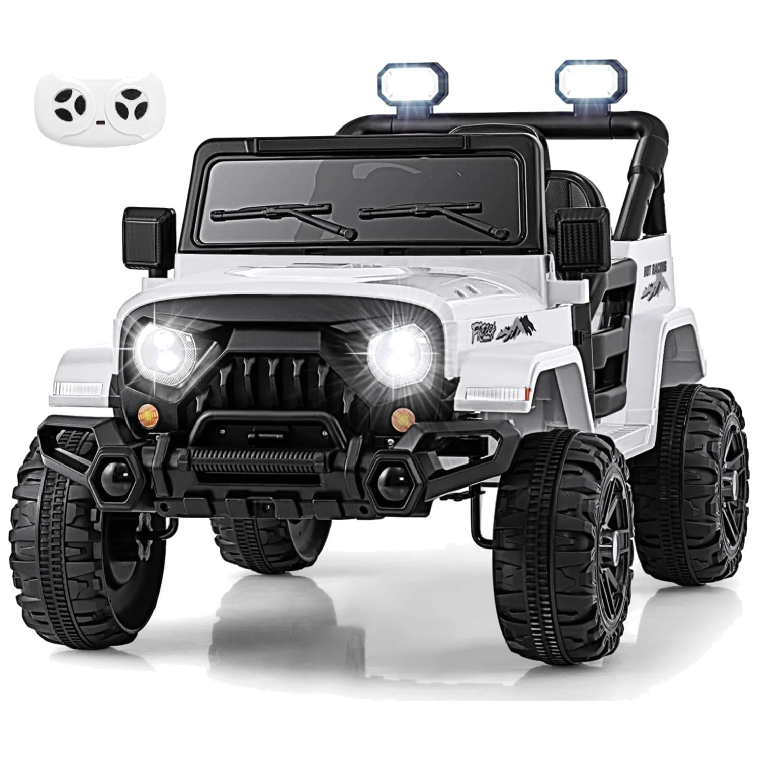 12V Remote-Controlled Bluetooth Ride-On Truck