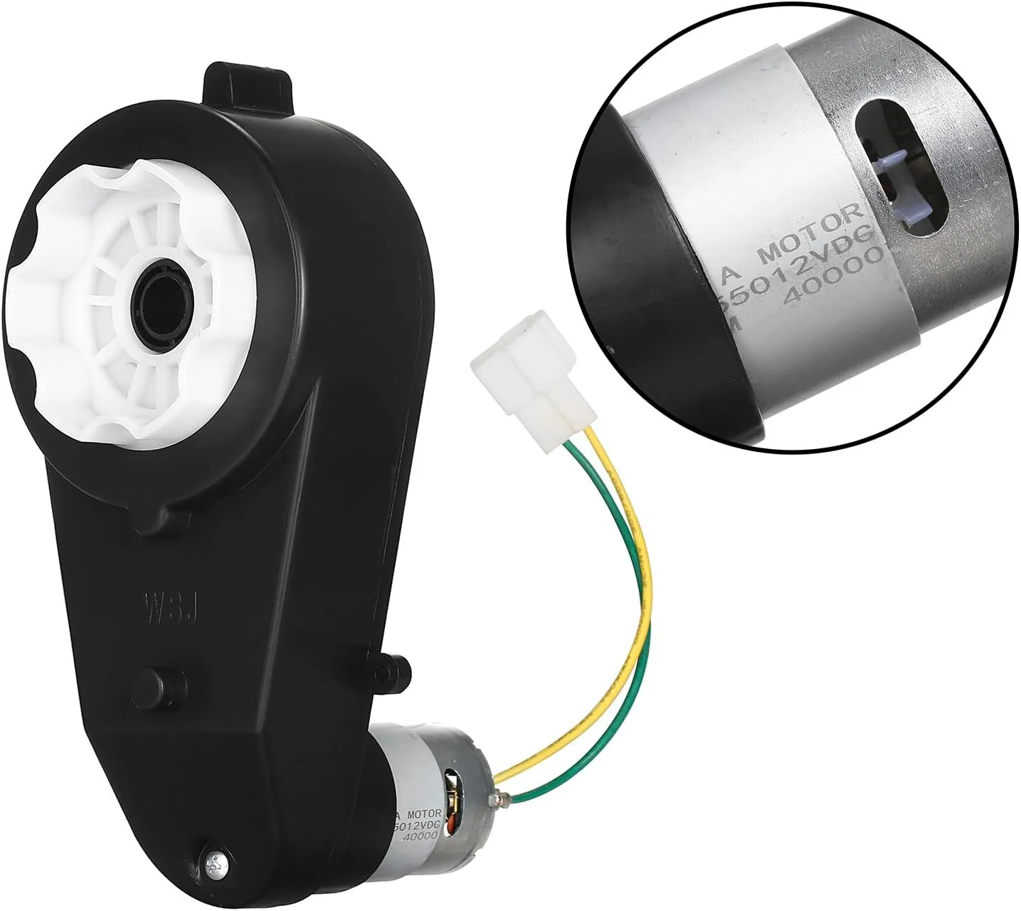 12V Ride-On Electric Wheels with Upgraded RS550 40000RPM Motor and Gearbox (2 Pieces) - Image 4