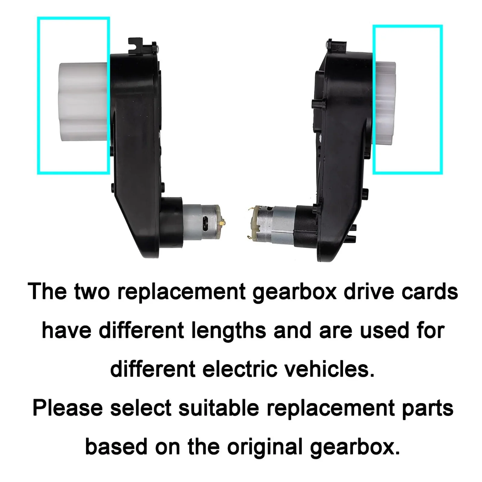 12V RS390 16000RPM Gearbox and DC Motor for Children's Ride-On Vehicles - Image 6