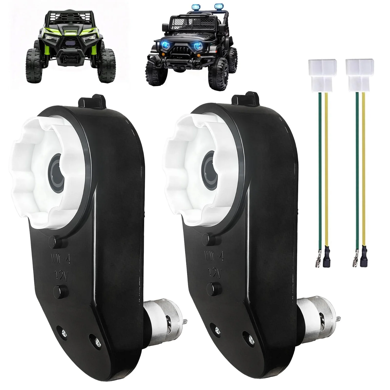 Power Wheels 12V RS390 Gearbox Motor Upgrade Set - 2 Pack, 16000RPM for Kids Ride-On Vehicles - Image 2