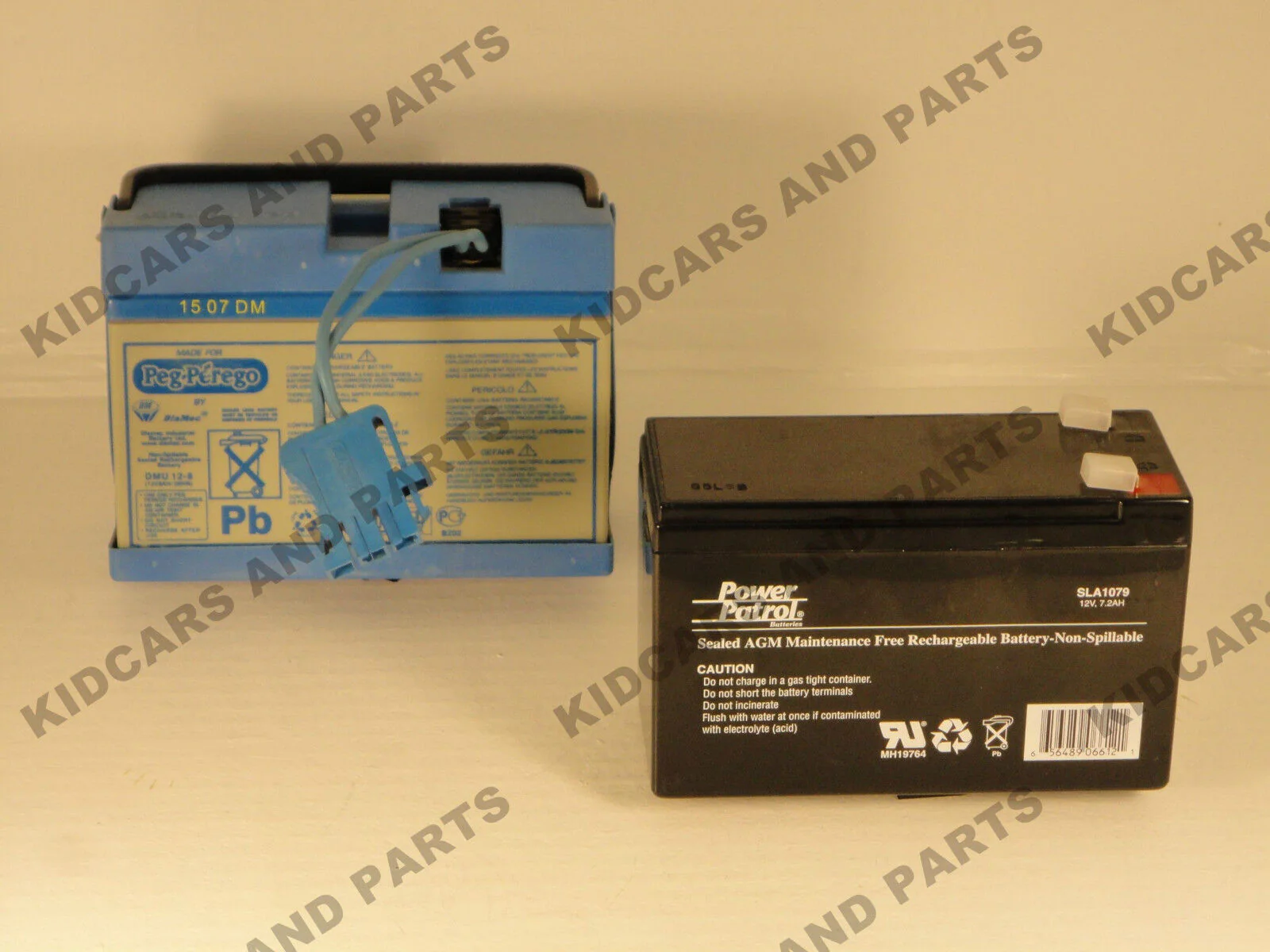 12V Slim Battery Replacement for Peg Perego - No Wires or Plugs Needed! - Image 2