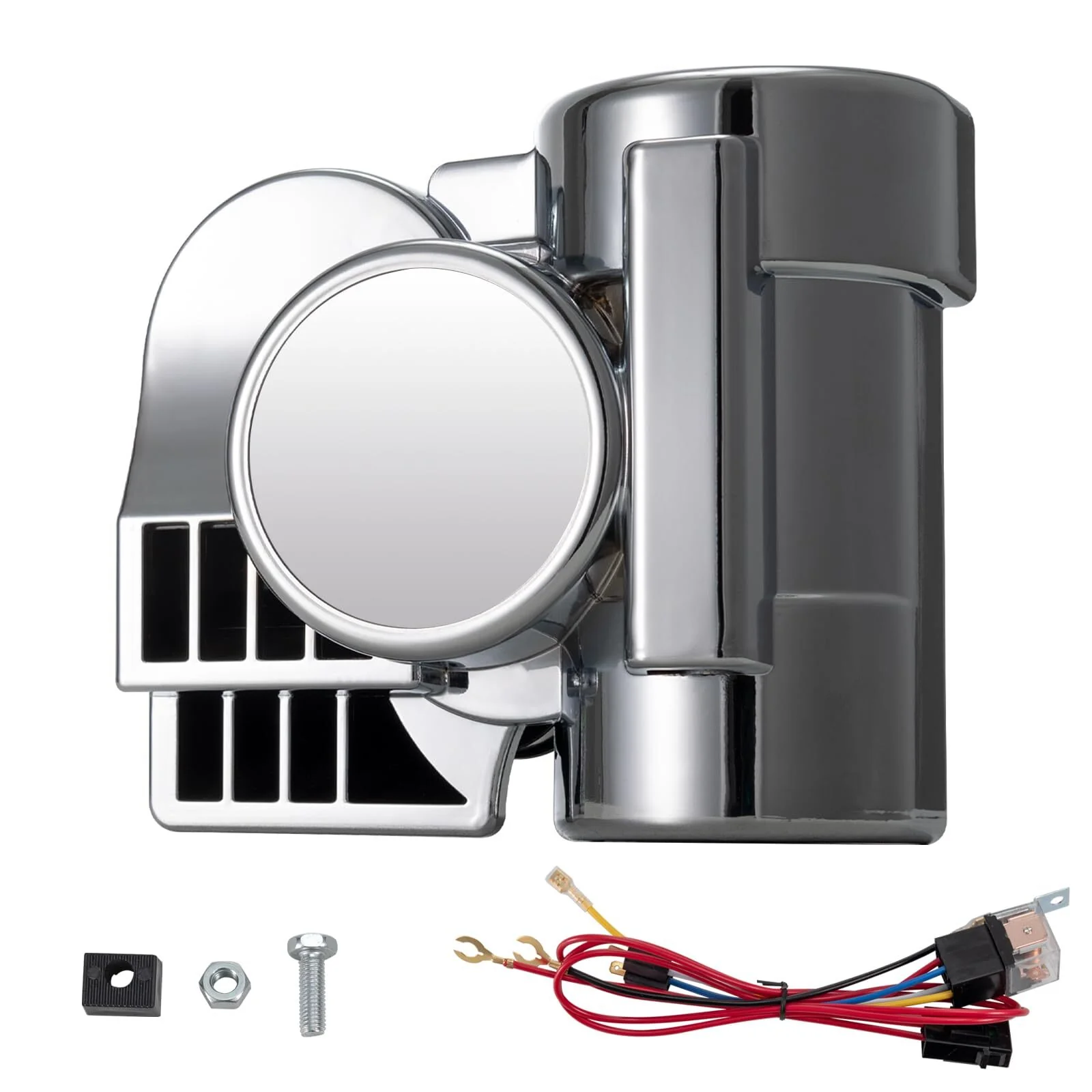 12V Snail Air Horn Kit for Motorcycle and Truck – Loud Train Horn Sound - Image 8