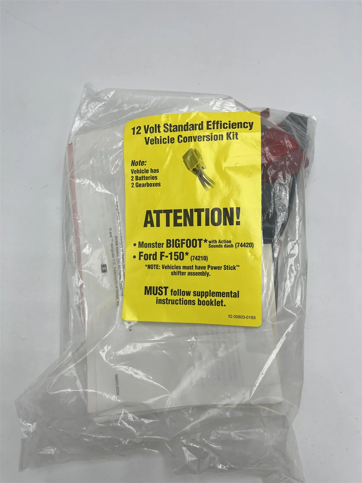 12V Standard Efficiency Vehicle Conversion Kit 00803-0193 - Image 2