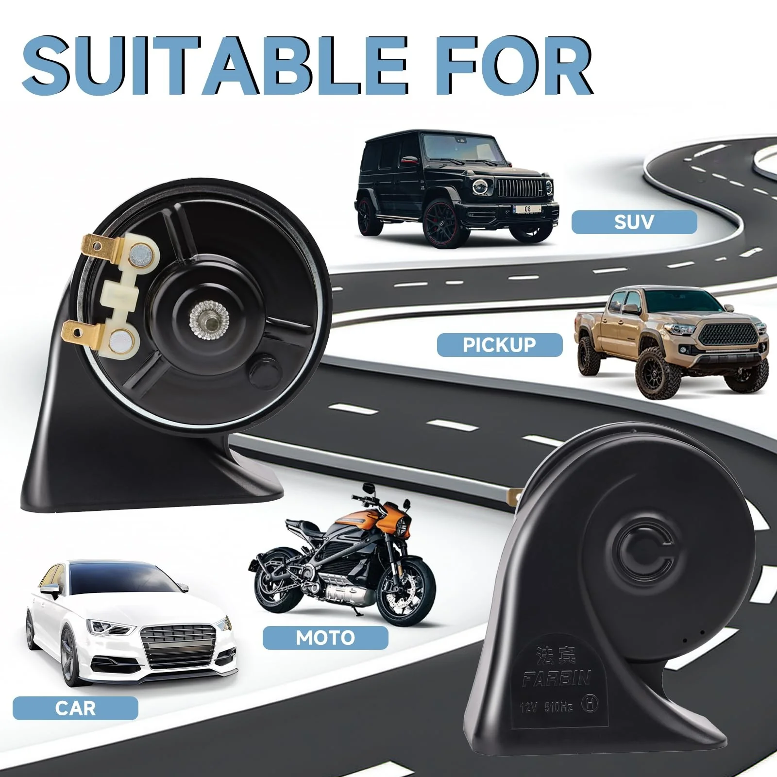 12V Waterproof Universal Loud Train Horn Replacement Kit for Cars - Image 7