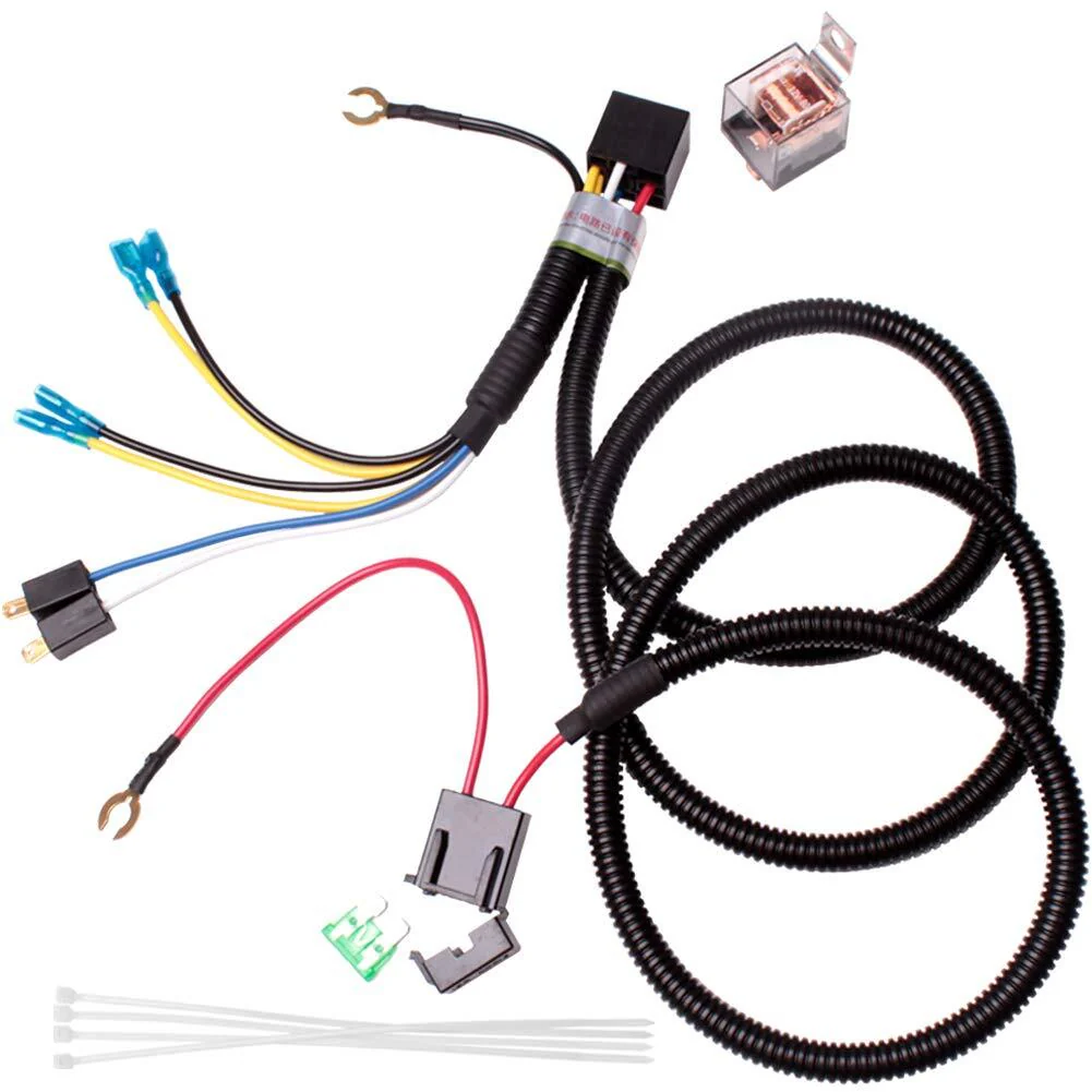 12V Supertone Horn Kit with Wire and Button High Low Tone for Car and Truck - Image 4