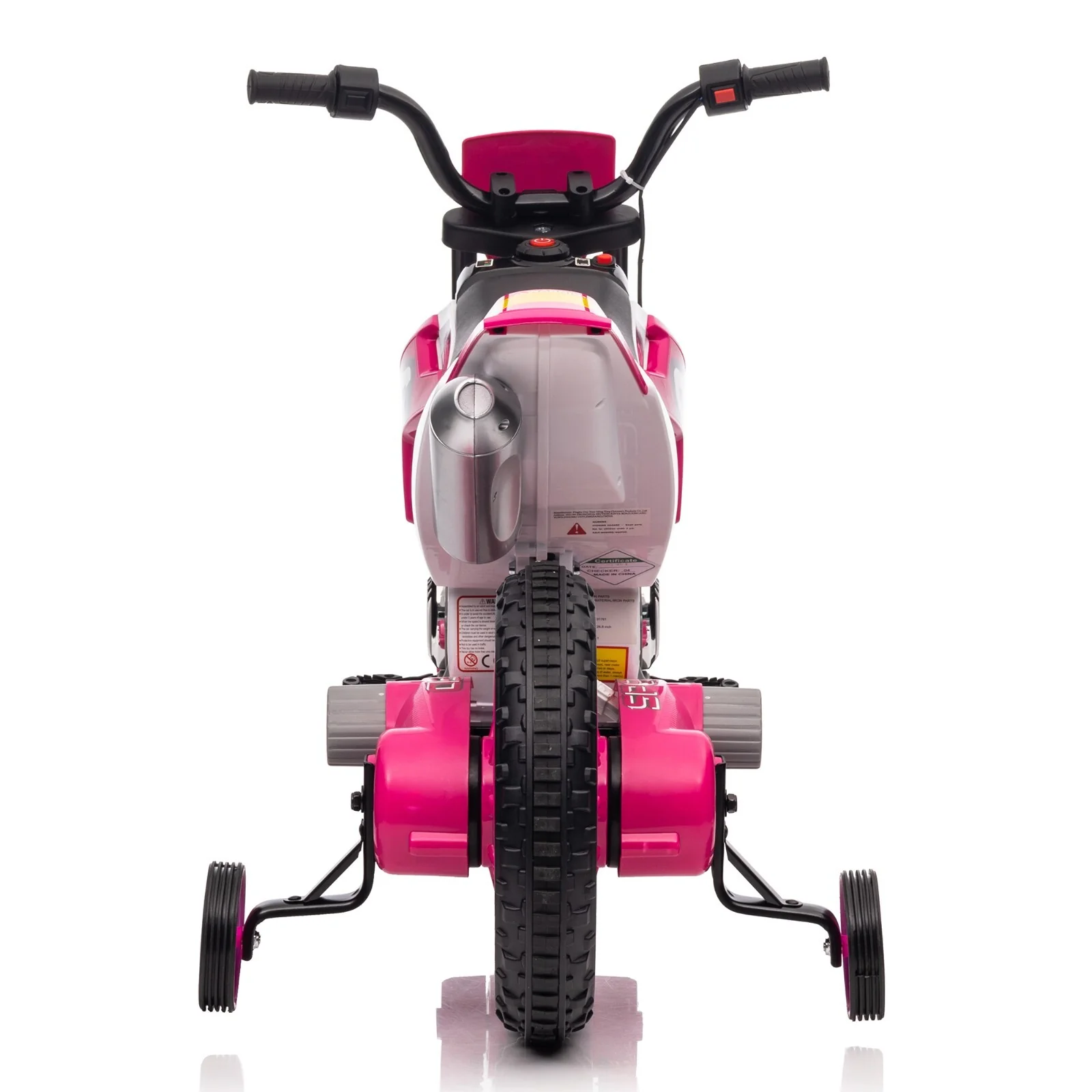 12V Electric Battery-Powered Kids Motorcycle Ride-On Toy with 2-Speed Settings - Image 3