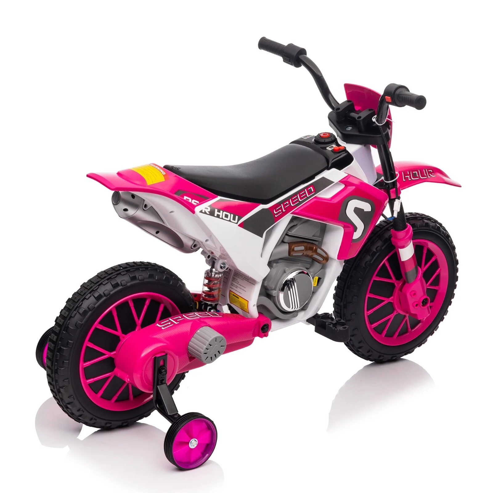 12V Electric Battery-Powered Kids Motorcycle Ride-On Toy with 2-Speed Settings - Image 7