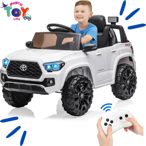 12V Electric Remote Control Truck Toy with LED Lights and 3-Speed Settings - Image 11
