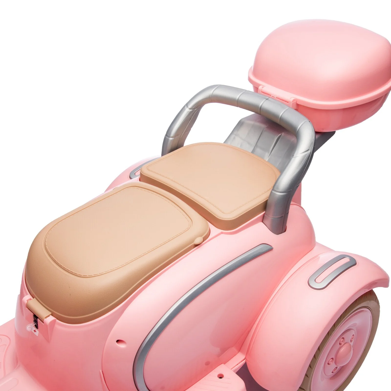 12V Two-Seater Kids Ride-On Electric Motorcycle 2WD Three-Wheel Toy - Image 4