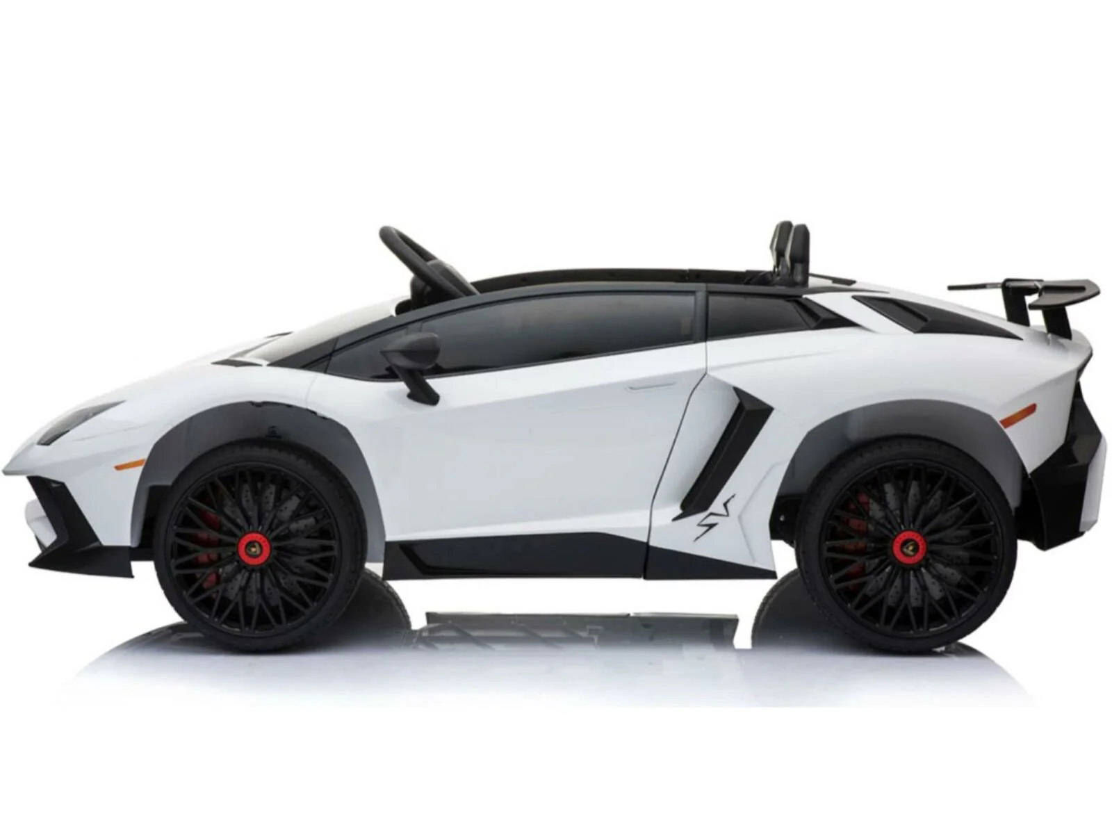 12v White Lamborghini Electric Ride-On Car for Kids with Remote Control - Image 5