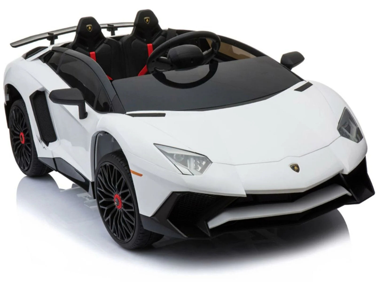 12v White Lamborghini Electric Ride-On Car for Kids with Remote Control - Image 8