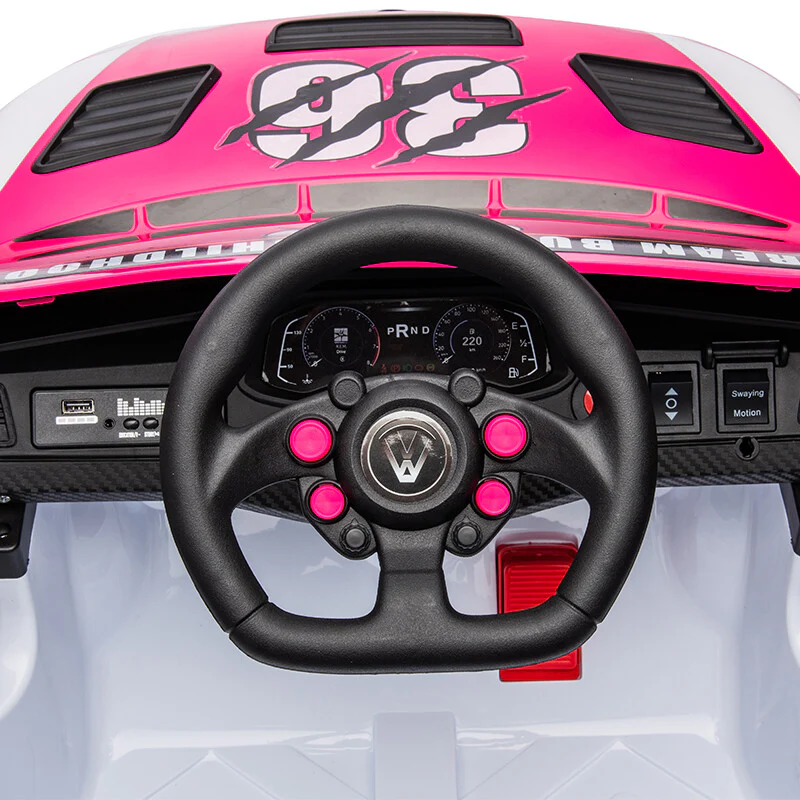 12V 20W x2 Kids Ride-On Toy Car with 2.4G Remote Control, 4-Wheel Suspension, Forward and Reverse - Image 4