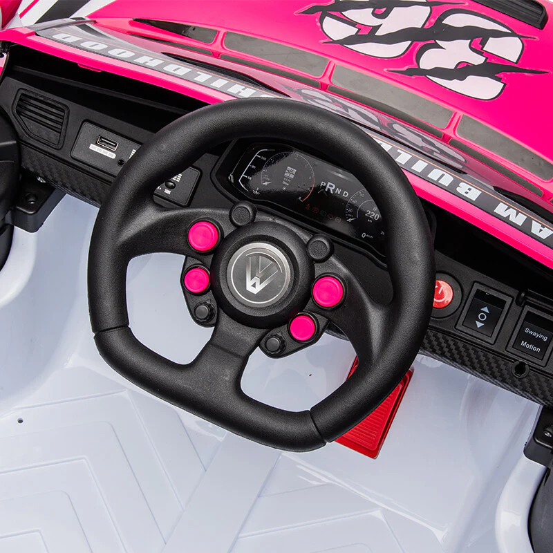 12V 20W x2 Kids Ride-On Toy Car with 2.4G Remote Control, 4-Wheel Suspension, Forward and Reverse - Image 7