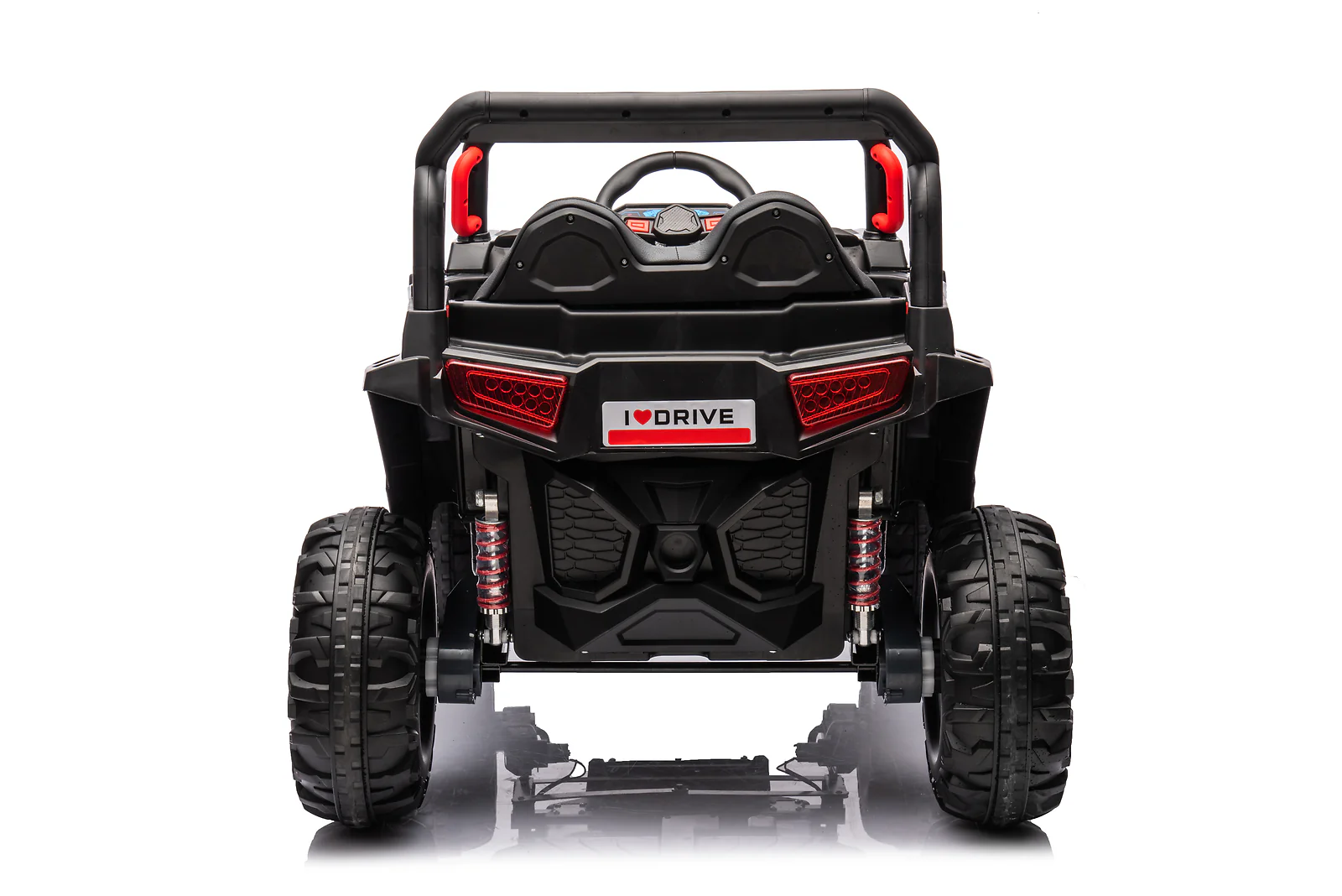 12V 7Ah x2 30W Four-Wheel Drive Kids Ride-On Car with Leather Seat and One-Button Start, Forward and Reverse - Image 12