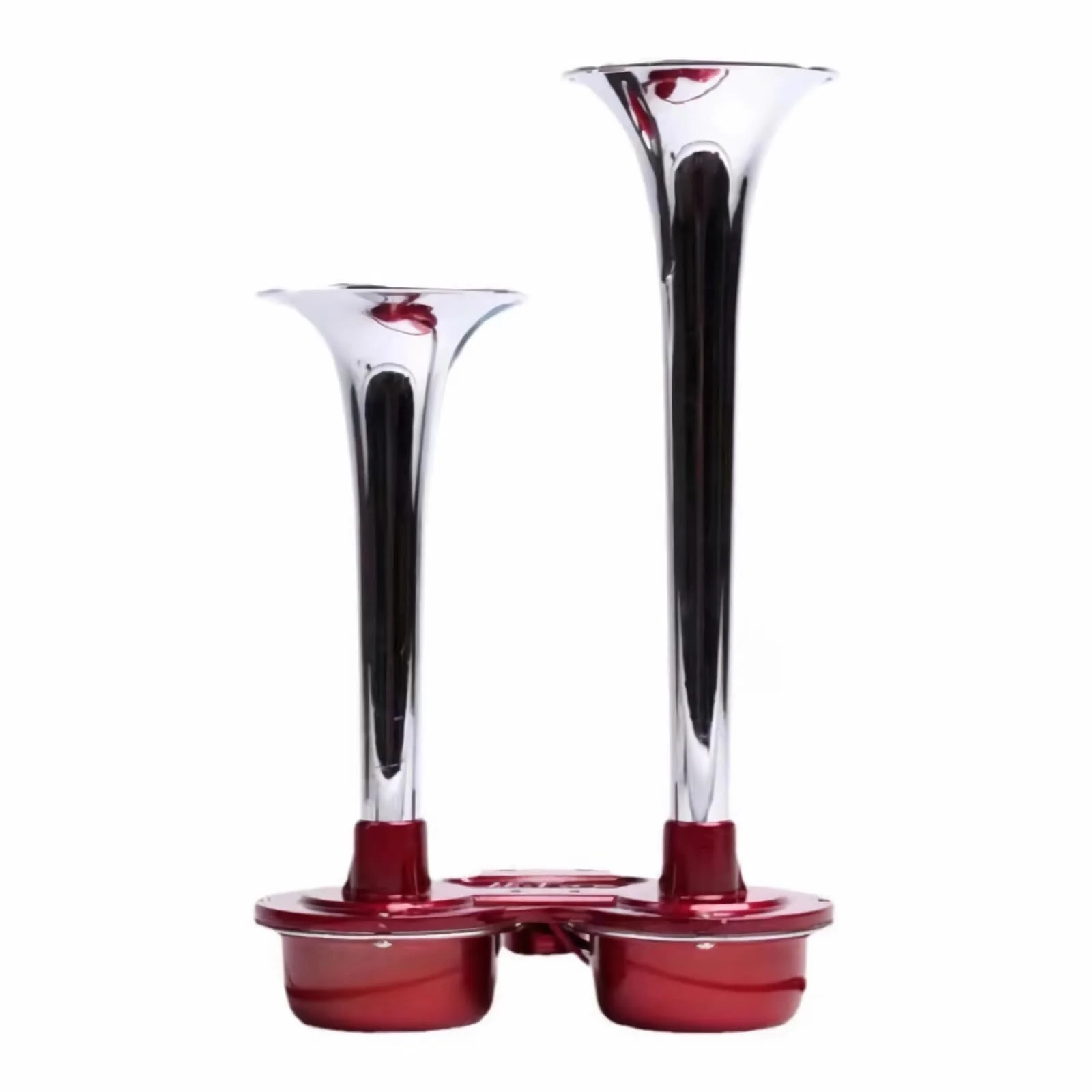 130DB Chrome Train Horn 12V Electric Dual Air for Semi Truck Pickup Motorcycle SUV - Image 2