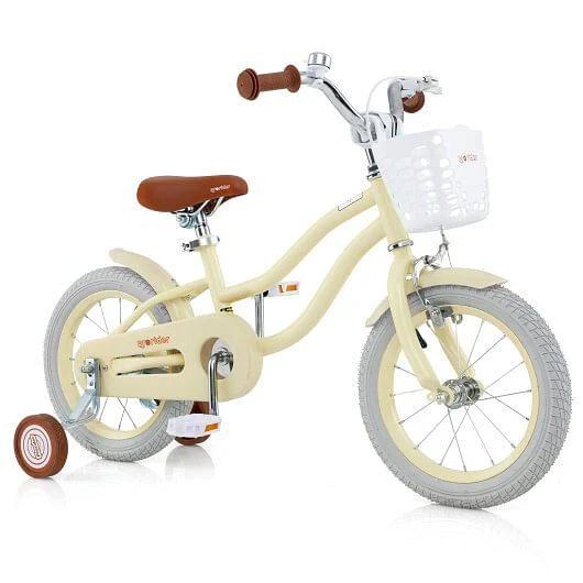 14 Inch Adjustable Kids Bike with Training Wheels for Ages 3-8 Years - Image 6