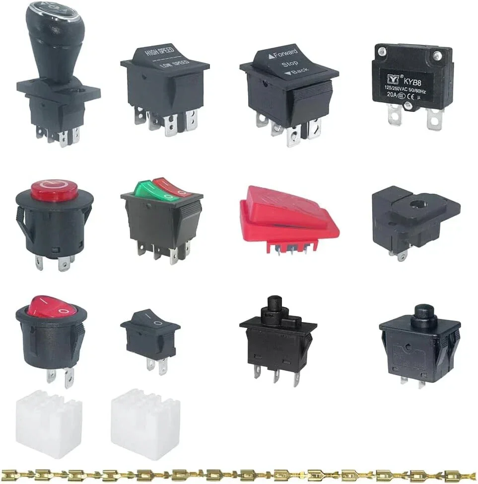 14-Piece Switch Kit Replacement for Power Wheels Kids Ride-On Toys - Image 6