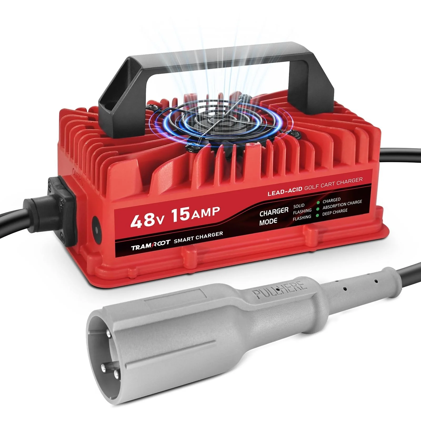 15 Amp Charger for 48V Club Car DS & Precedent Lead Acid Batteries
