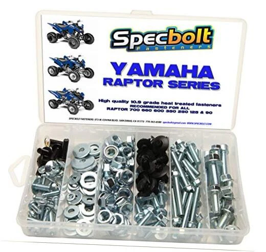 150-Piece Specbolt Bolt Kit for Yamaha Raptor 600 660 700 Maintenance - Image 3