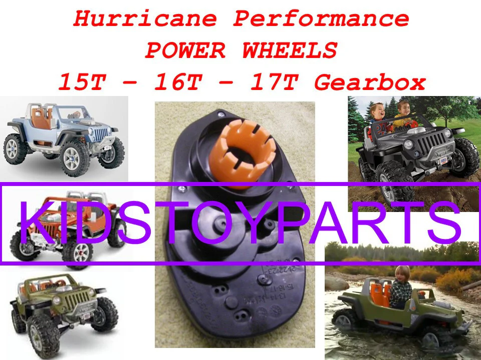 15t 16t 17t Solid Axle Gearbox Compatible with Power Wheels Silverado Gravedigger Arctic - Image 6