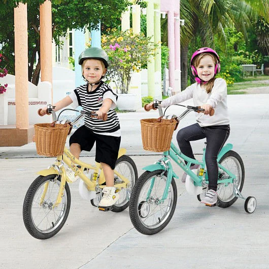 16 Inch Adjustable Kids Bicycle with Reflectors and Bell for Children Ages 4-7 - Image 3