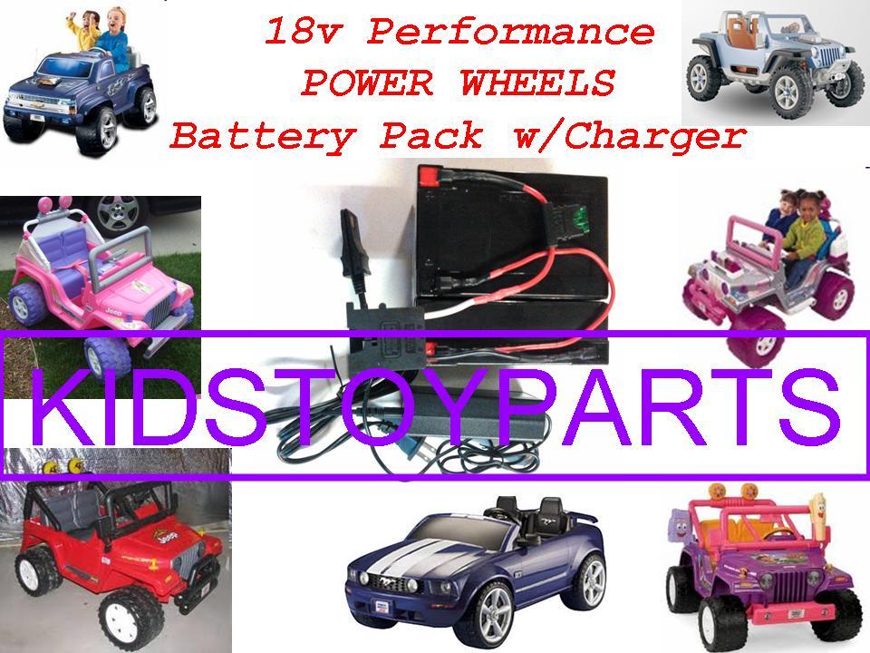 18 Volt 12V Battery and Charger for Power Wheels Quads Cars and Trucks with Cash Option - Image 2