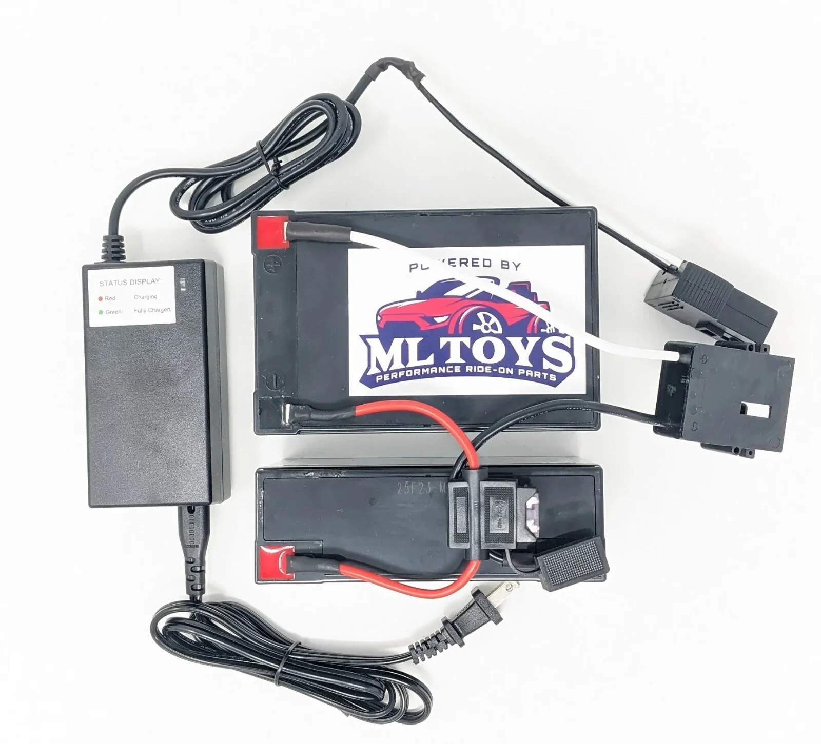 18 Volt to 12 Volt Power Wheel Conversion Kit with Charger - Image 3