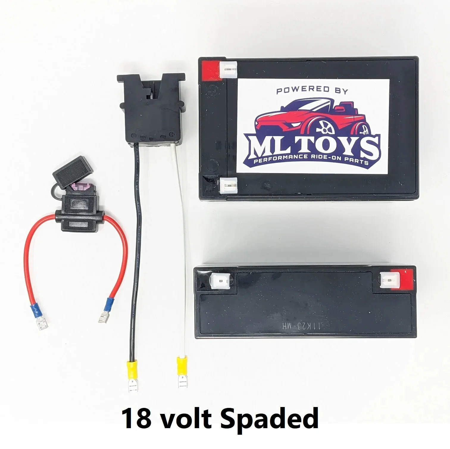 18 Volt to 12 Volt Power Wheel Conversion Kit with Charger - Image 4