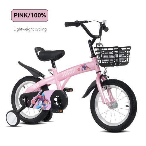 18 Inch Sporty Kids Bike with Training Wheels, Stand, and Adjustable Saddle - Image 2