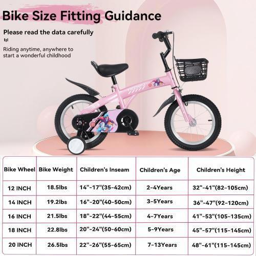 18 Inch Sporty Kids Bike with Training Wheels, Stand, and Adjustable Saddle - Image 3