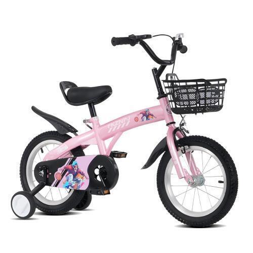 18 Inch Sporty Kids Bike with Training Wheels, Stand, and Adjustable Saddle - Image 4