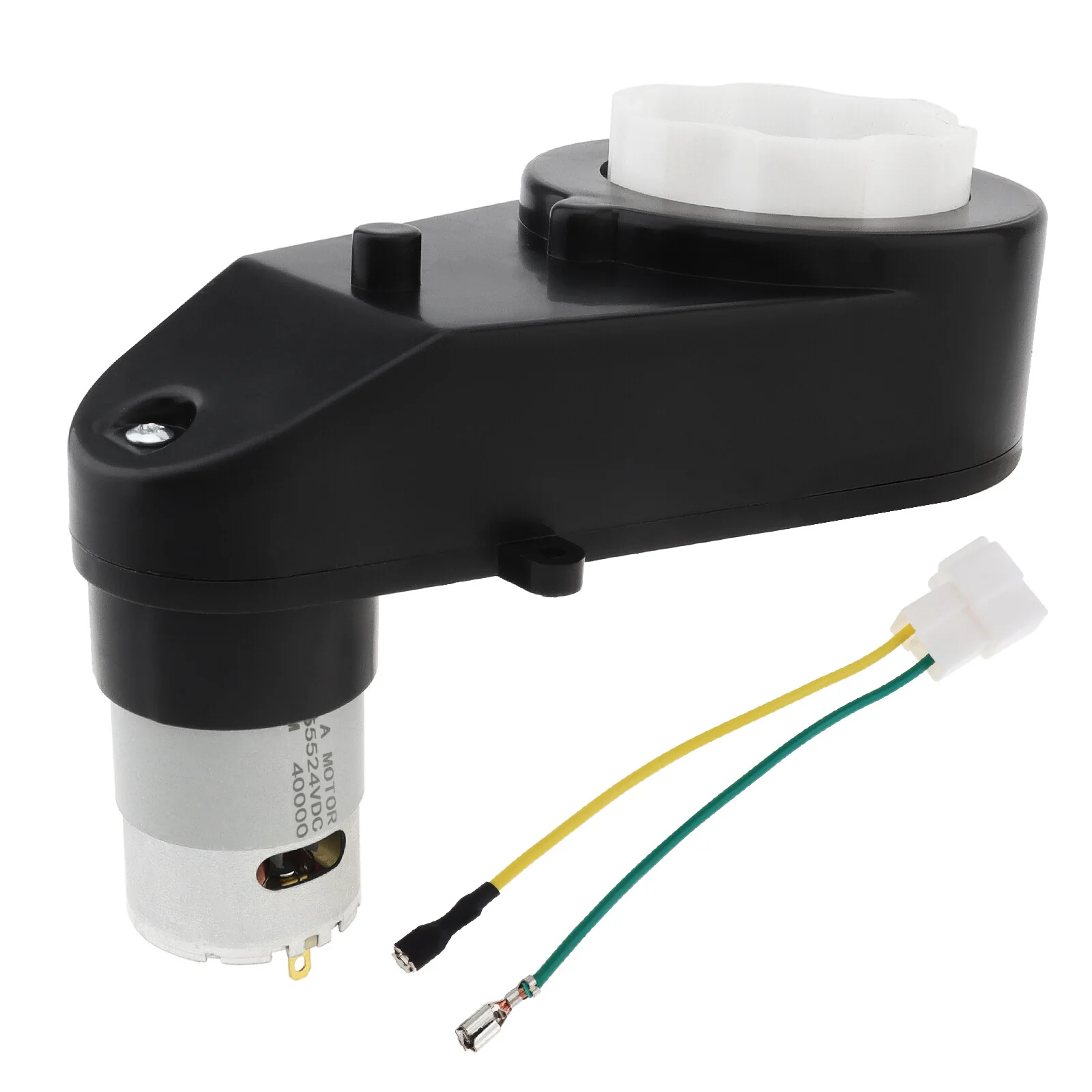 24V RS555 High-Speed DC Motor with Gearbox for Kids Ride-On Toy Cars - Image 7