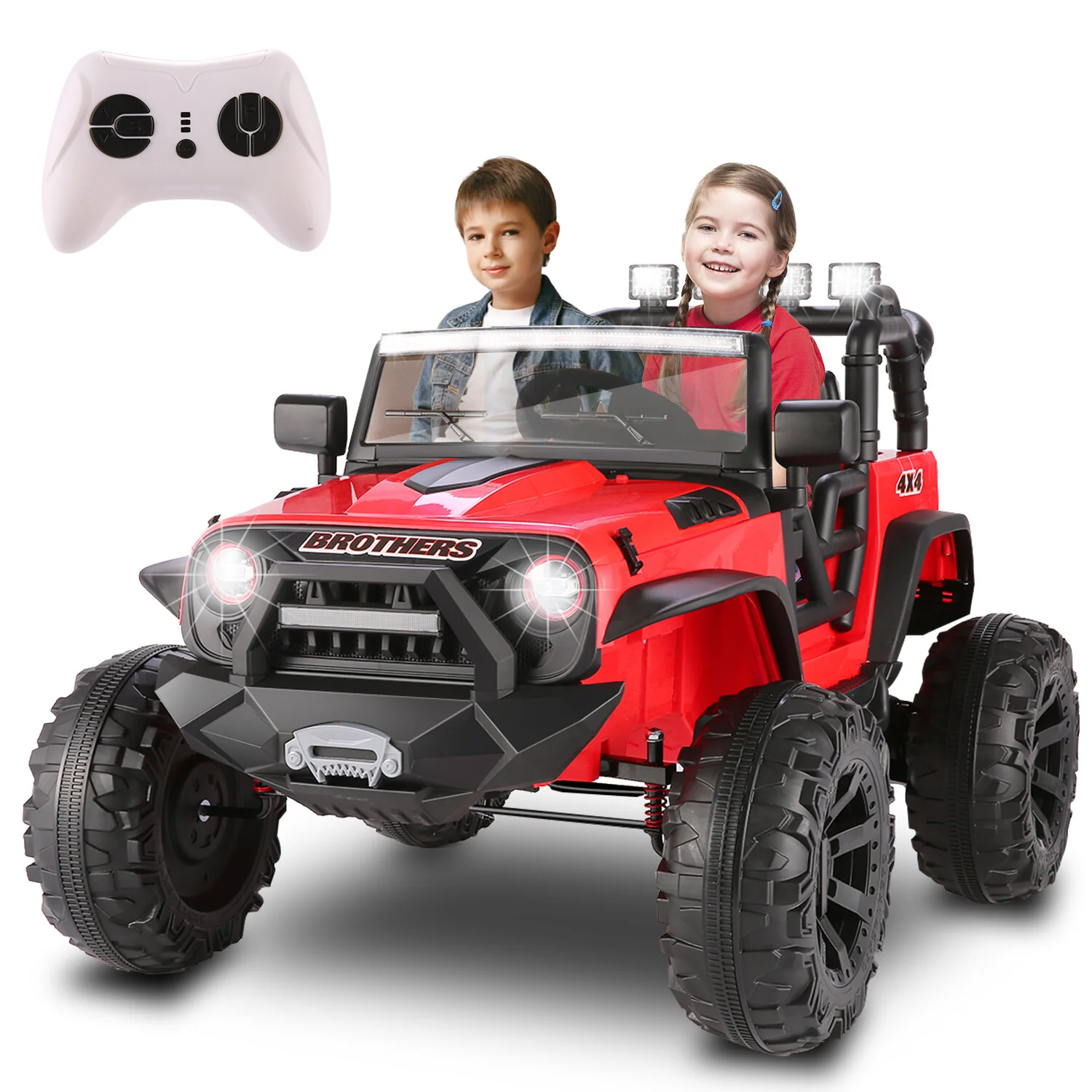 24V 2-Seater Electric Kids Ride-On Truck with 2x 200W Motors and Parent Remote Control - Image 24