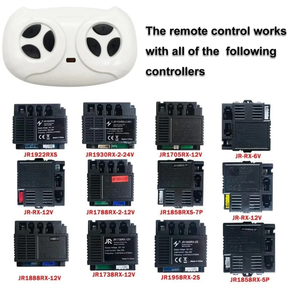 2.4G Bluetooth Remote Control for Kids Electric Ride-On Car Parts Model JR1602 - Image 7