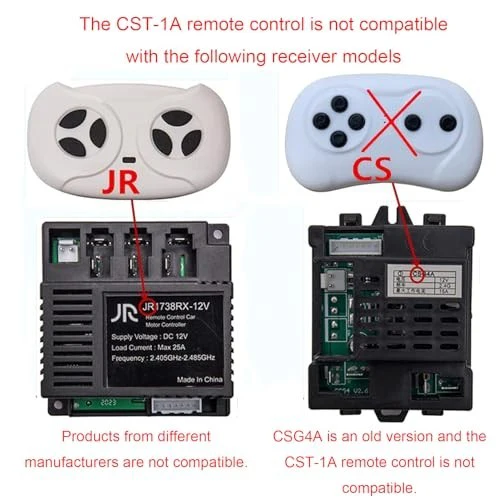 2.4G Bluetooth Remote Control for Children's Ride-On Car - CSR-12T Replacement Component - Image 5