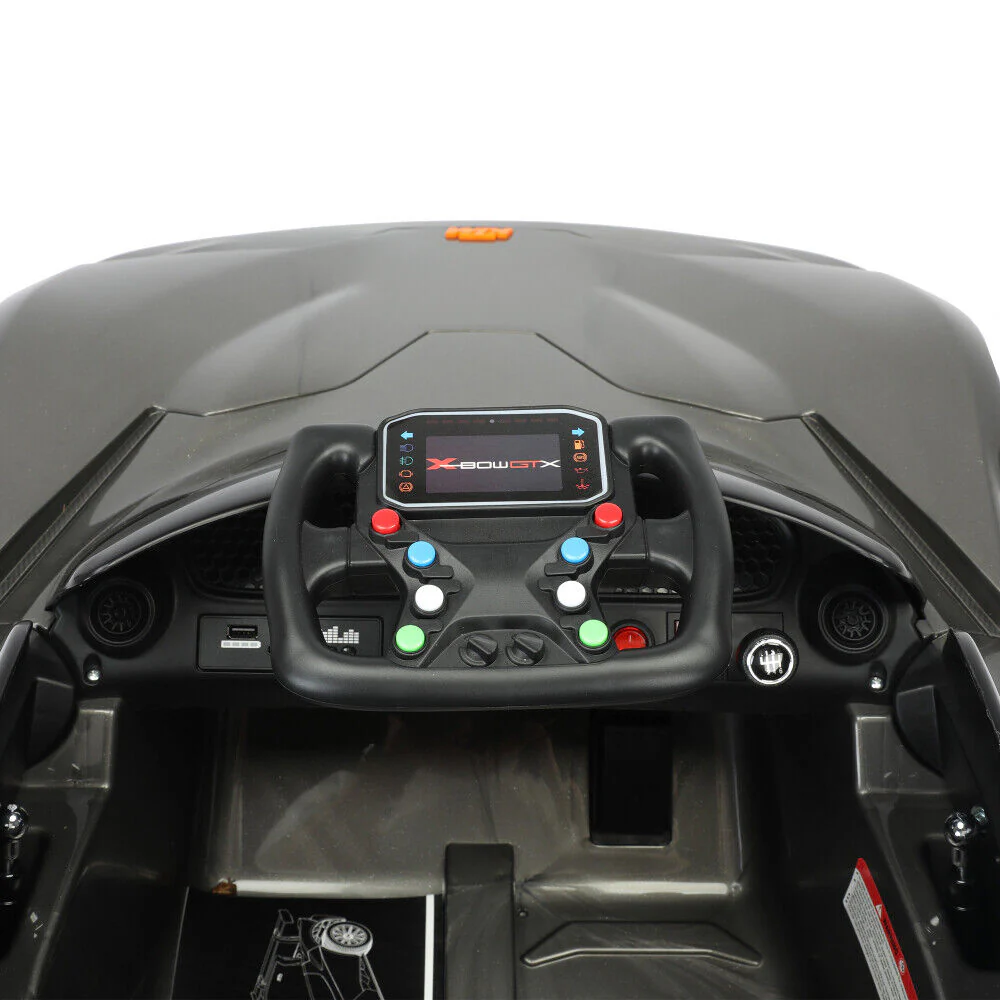 2.4G RC Electric Ride-On Car with MP3 Player and LED Lights - 3 Speeds for Kids - Image 2