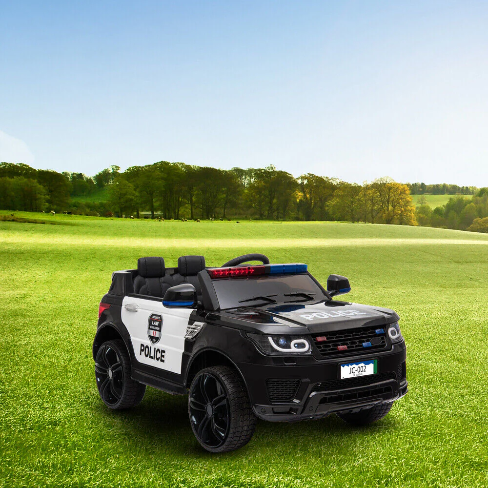 2.4G Remote Control Kids Police Ride On Car with LED Flashing Lights - Image 5