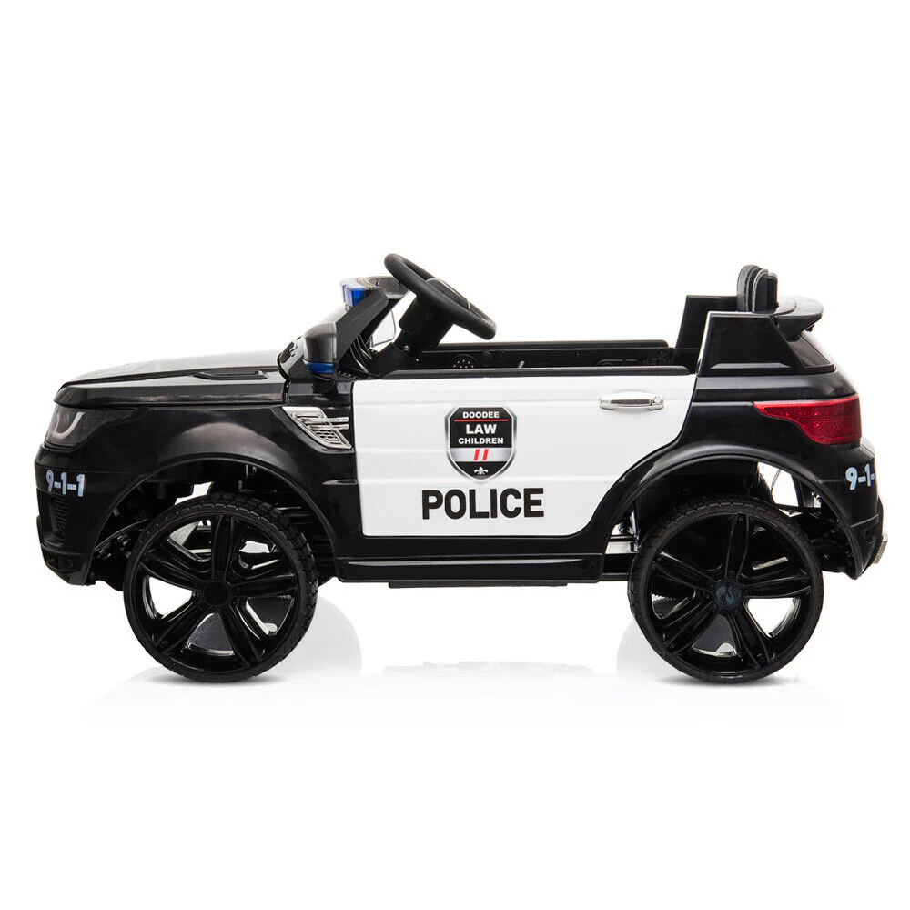 2.4G Remote Control Kids Police Ride On Car with LED Flashing Lights - S7 Model - Image 5