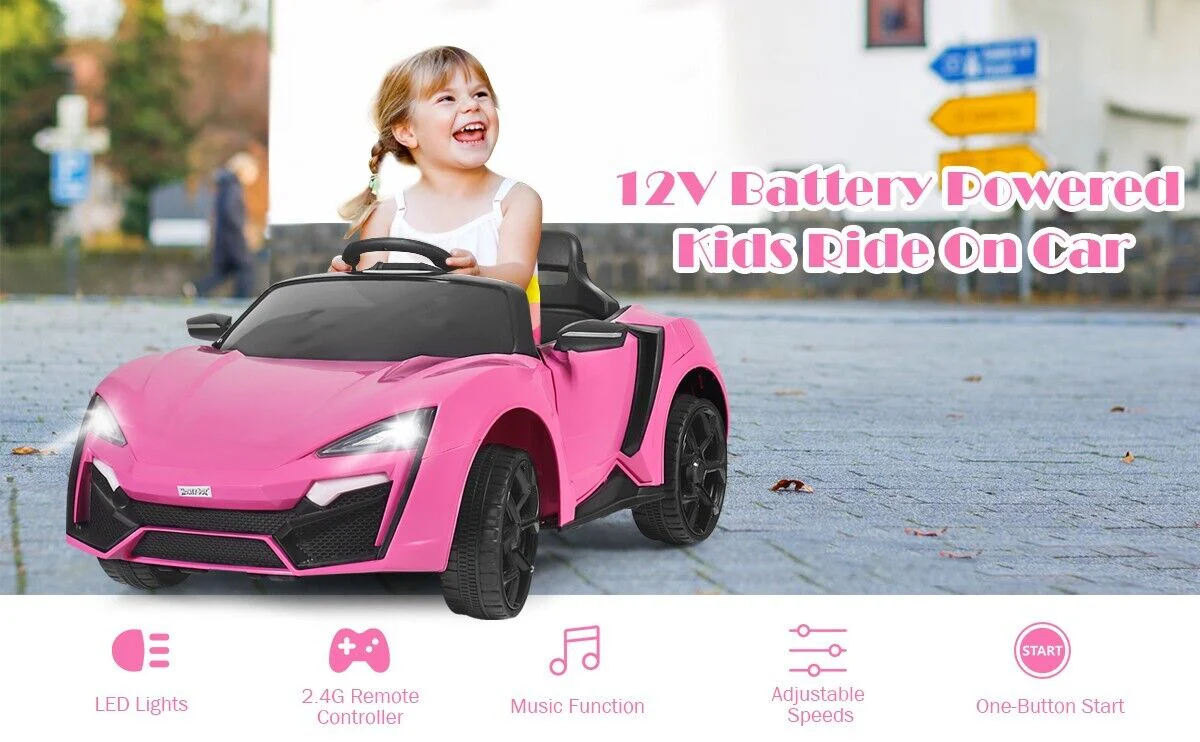 2-Door 12V RC Electric Ride-On Car for Kids with Music and Lights - Image 13