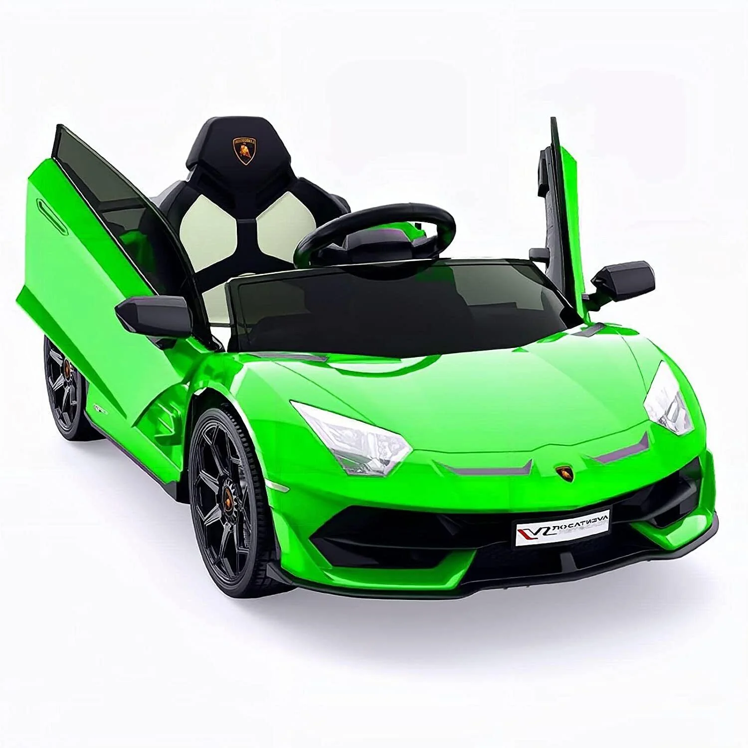 2-in-1 Electric Ride On Sports Car Toy with Remote Control, 12V Battery, 2 Speeds, and LED Lights - Image 16