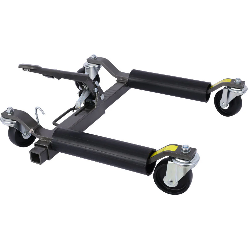 2-in-1 Hydraulic Car Skates: Effortlessly Position Your Vehicle with Wheel Dolly and Tire Jack Combo - Image 2