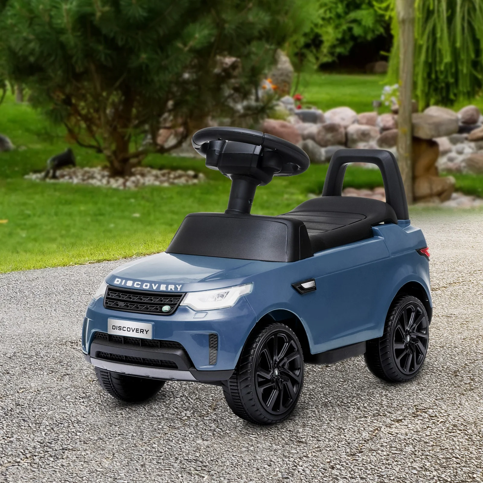 Licensed Land Rover 6V Ride-On Car with Sliding Function and Blue Lights - Image 9