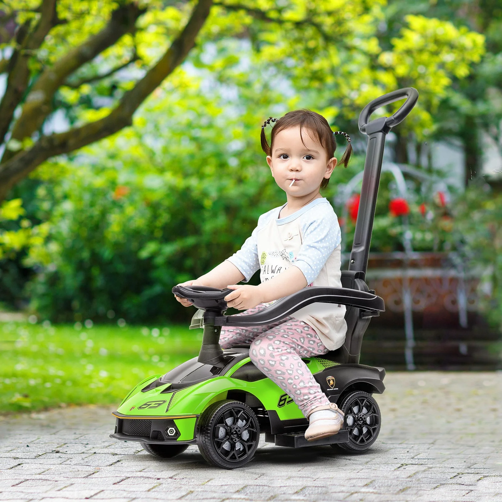 Ride-On Push Car Essenza SCV12 Licensed Toddler Sliding Manual Green - Image 9