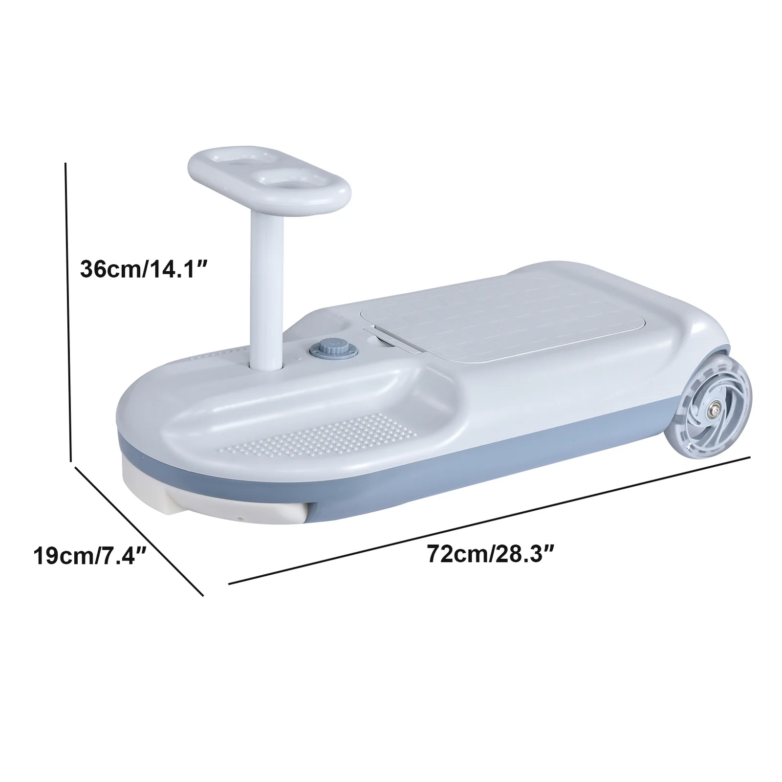 2-in-1 Toddler Electric Portable Ride-On Car with Built-In Cleaning Mop - Image 7