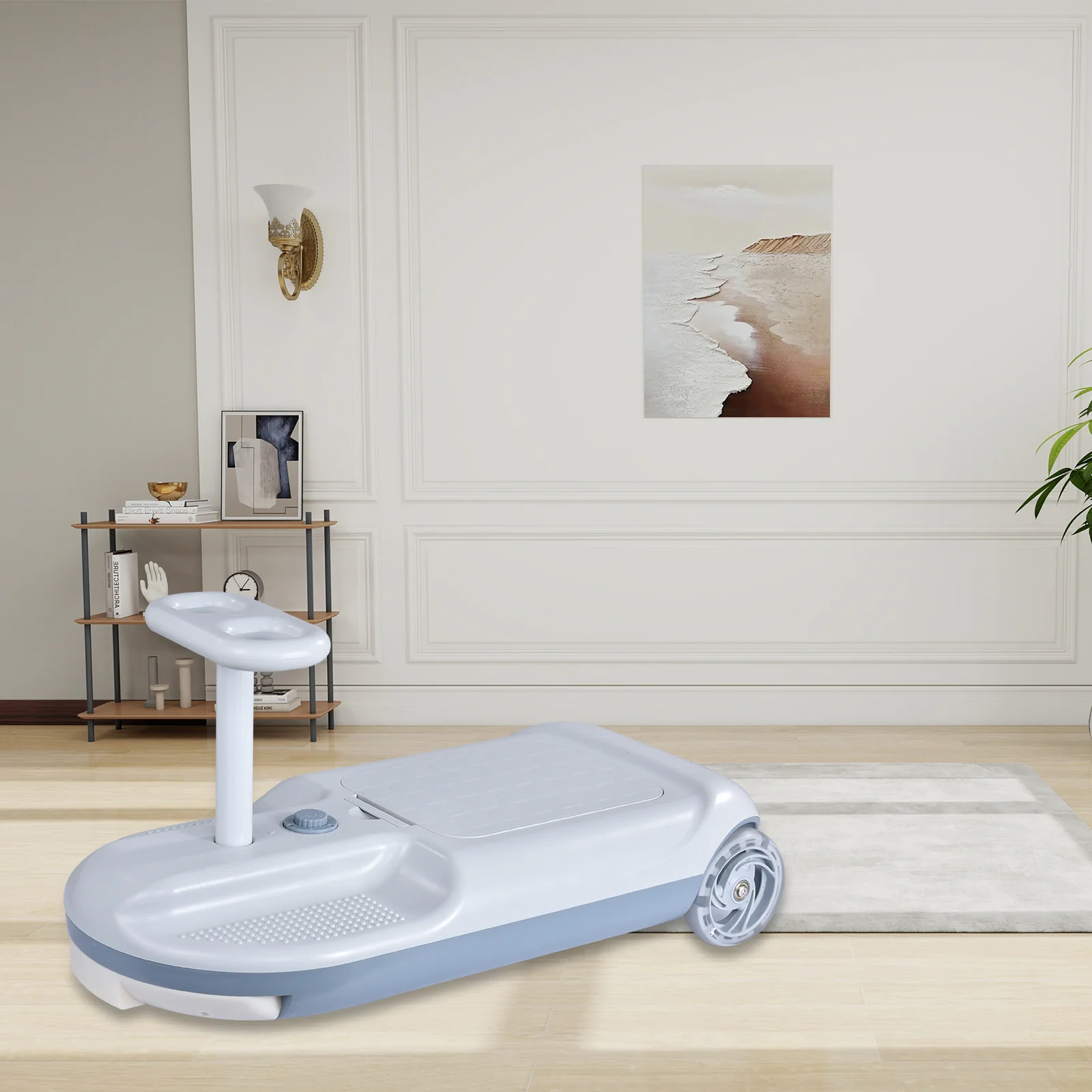 2-in-1 Toddler Electric Ride-On Car and Portable Cleaning Mop Kart - Image 2