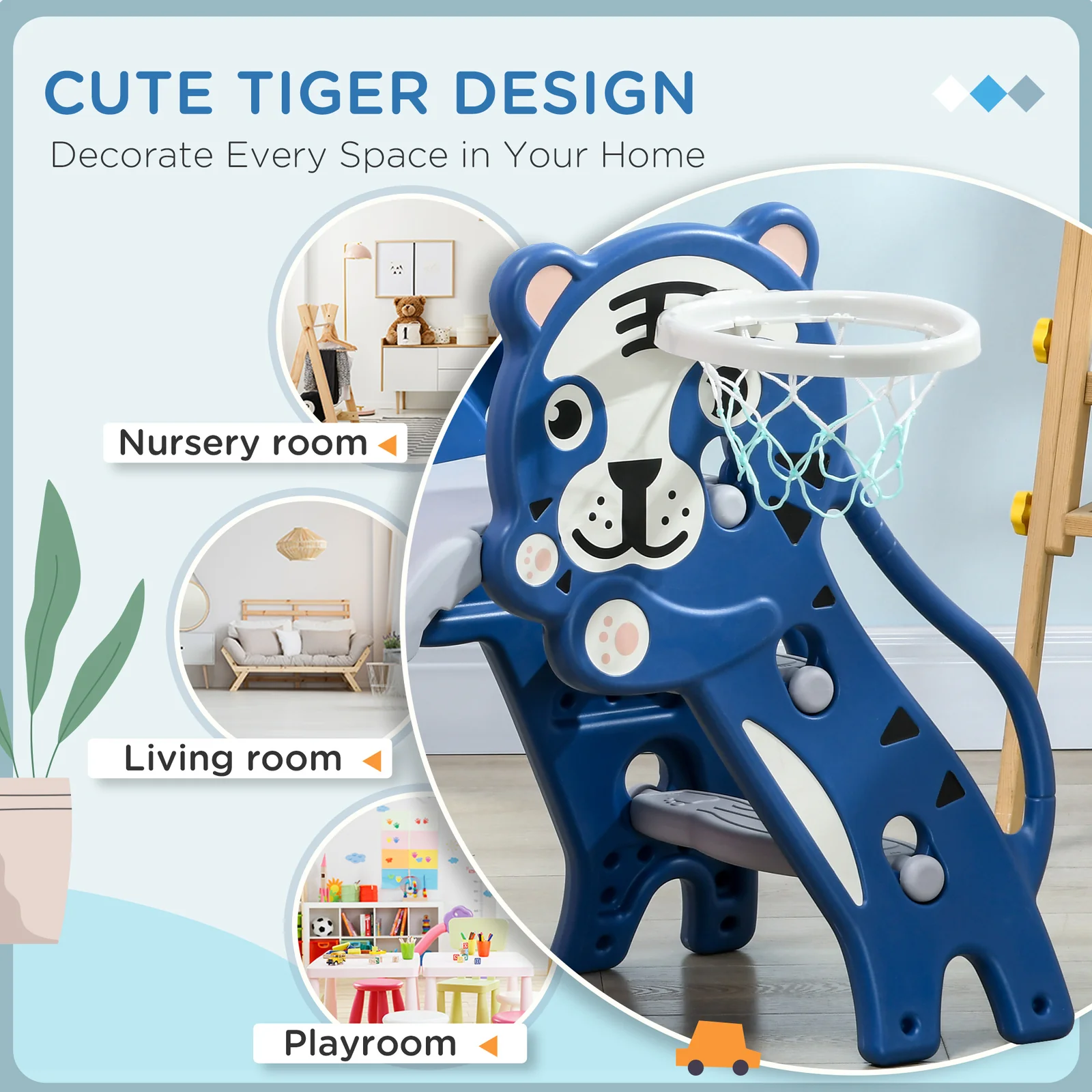 Toddler Indoor Slide Toy with Easy Setup for Babies and Young Children - Image 5
