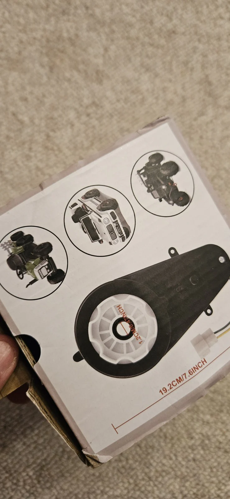 12V PC Powerwheel Jeep Replacement Upgrade Motor - Image 3