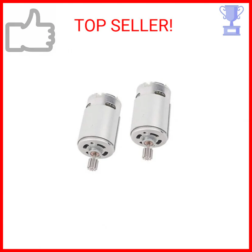 2 Pcs RS550 24V 40000RPM Electric Motor for Kids Ride-On Car
