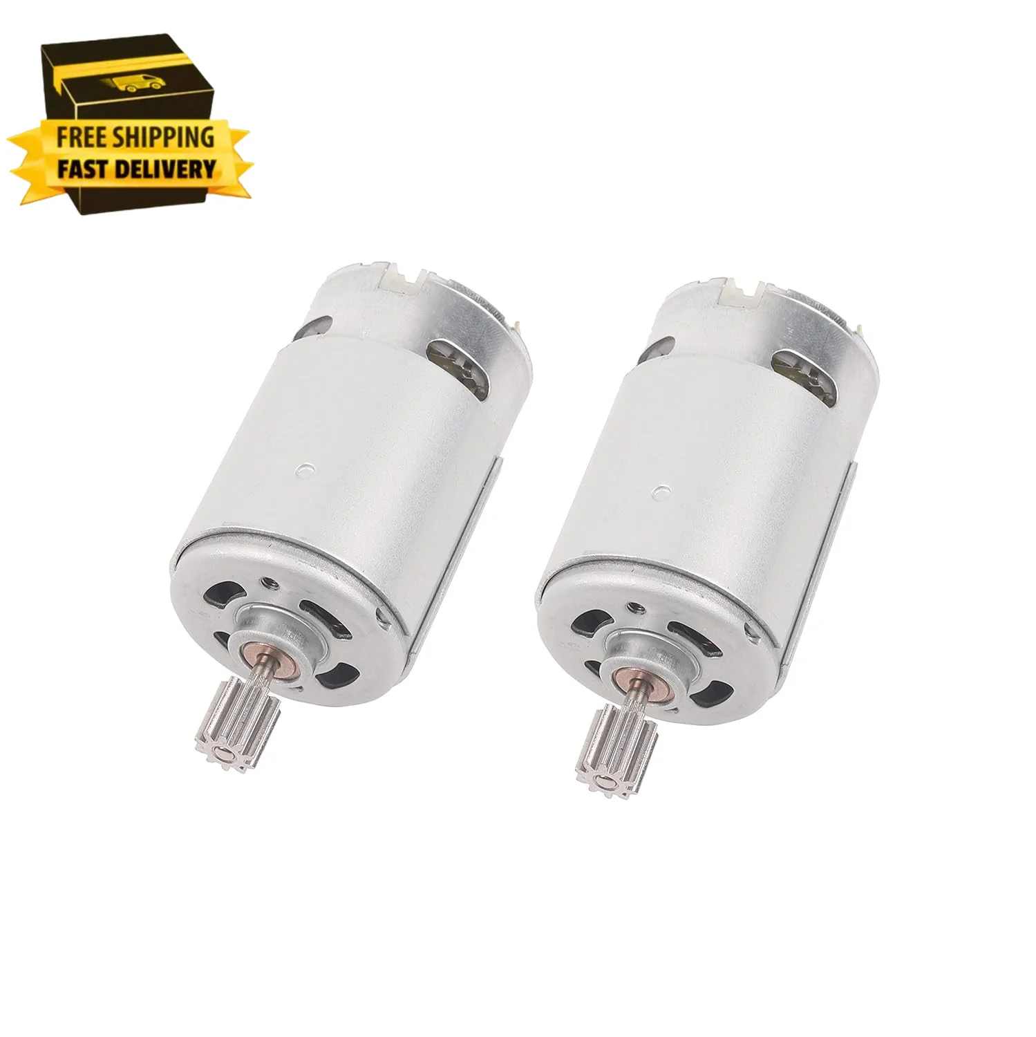 2 Pcs 24V RS550 Electric Motor 40000 RPM for Kids Ride-On Car
